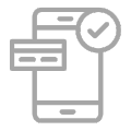 mobile phone banking icon